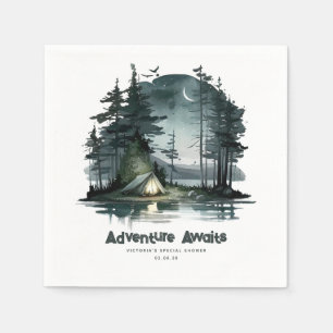 Adventure Awaits Wild Natuur Thed Napkins Servet