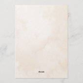 Adventure Awaits Winter Snow Pine Tree Baby Shower Kaart (Achterkant)