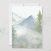 Adventure Awaits Woodland Animals Boy Baby shower Kaart (Achterkant)