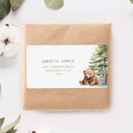 Adventure Awaits Woodland Beer Verzendadres Etiket