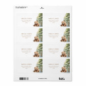 Adventure Awaits Woodland Beer Verzendadres Etiket (Full Sheet)