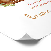 Adventure Awaits Woodland Creatures Baby shower Poster (Hoek)