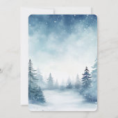 Adventure Awaits World Map Blue Forest Retirement Kaart (Achterkant)