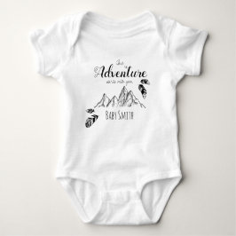 Adventure awaits you customizable name romper