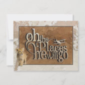 Adventure Baby Fotoaankondiging Bedankkaart (Achterkant)