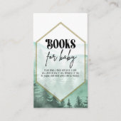Adventure, Baby shower, boeken voor baby Informatiekaartje (Voorkant)