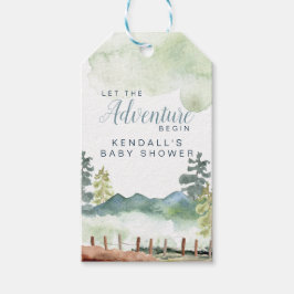 Adventure-Baby shower Cadeaulabel