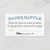 Adventure Baby shower Diaper Raffle Card Informatiekaartje (Voorkant)