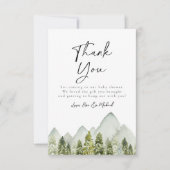 Adventure-Baby shower - Hartelijk dank Bedankkaart (Voorkant)