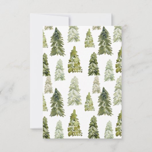 Adventure-Baby shower - Hartelijk dank Bedankkaart (Achterkant)