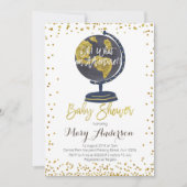 Adventure Baby shower Invitation Boy Kaart (Voorkant)