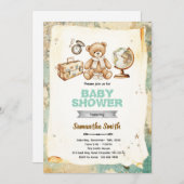 Adventure Baby Shower Invitation Kaart (Voorkant / Achterkant)