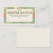 Adventure-Baby shower met minder draagtas Informatiekaartje (Voorkant / Achterkant)
