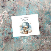 Adventure Baby shower Puppy Hete Luchtballon RSVP