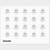 Adventure Baby shower Sticker-favoriet Ronde Sticker (Vel)