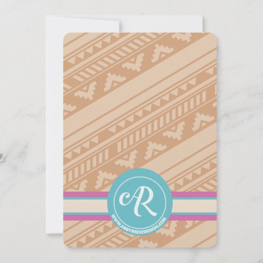 Adventure-Baby shower-uitnodiging Kaart (Achterkant)