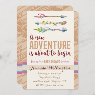 Adventure-Baby shower-uitnodiging Kaart