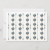 Adventure-Baby shower-uitnodiging Kaart (Achterkant)