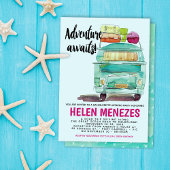 Adventure Bachelorette Weekend Getaway Invite Kaart