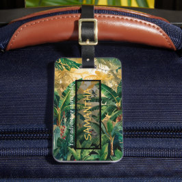 ADVENTURE BANANA OERWOUD AANGEPASTE NAAM BAGAGELAB BAGAGELABEL