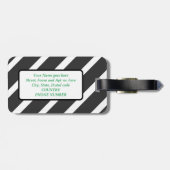 ADVENTURE BANANA OERWOUD AANGEPASTE NAAM BAGAGELAB BAGAGELABEL (Achterkant horizontaal)