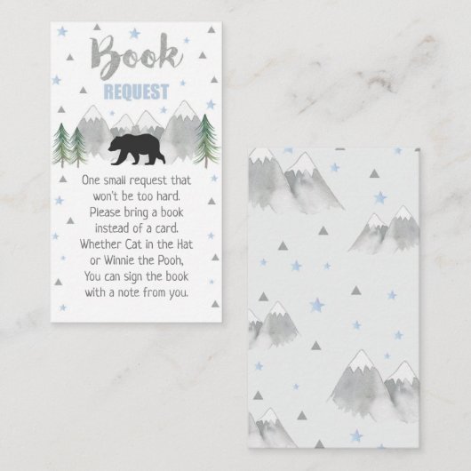 Adventure Beer Book Request Kaart 3.5 x 2 (Voorkant / Achterkant)