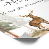 Adventure Begin Baby Shower Cards and Gifts Sign Poster (Hoek)