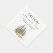 Adventure Begin Baby Shower Servet (Hoek)