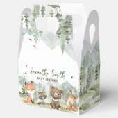 Adventure Begin Woodland Animals Baby shower Bedankdoosjes (Geopend)