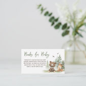 Adventure Begin Woodland Animals Boeken voor Baby Informatiekaartje (Staand voorkant)