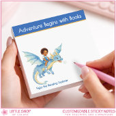 Adventure Begins with a Book Personalized Book Lov Post-it® Notes