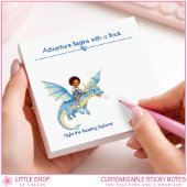 Adventure Begins with a Book Personalized Book Lov Post-it® Notes