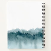 Adventure begint Baby Journal Mountains Beren Notitieboek (Achterkant)