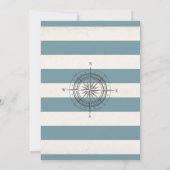 Adventure Begint Baby shower Uitnodiging Kaart Dou (Achterkant)