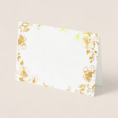 Adventure begint | Gold Foil-kaart Folie Kaarten (Voorkant)