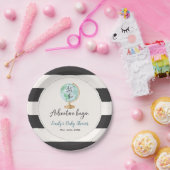 Adventure begint met Baby shower Papier Bord 7 inc (Feest)