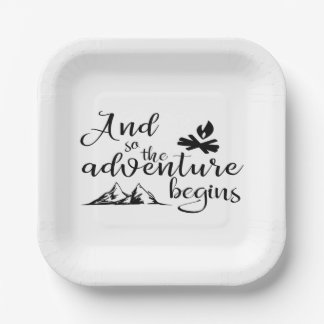 Adventure begint met Bord papier