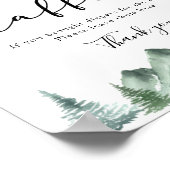 Adventure begint met diaper Raffle Sign Poster (Hoek)