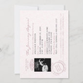 Adventure begint met reisthema Paspoortnummer Baby (Achterkant)