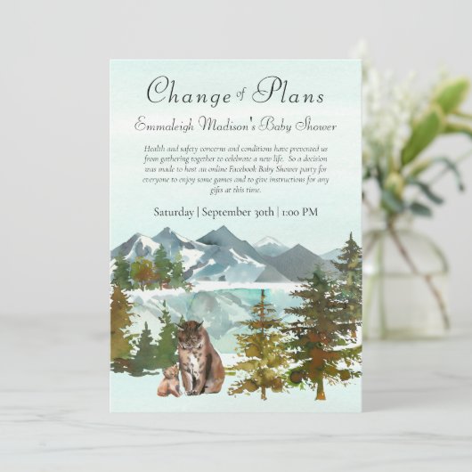 Adventure begint met Rustic Lynx-wijziging van pla Kaart (Staand voorkant)