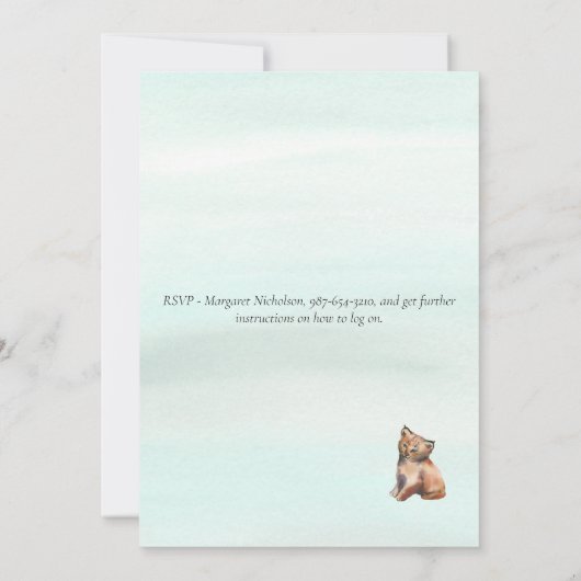 Adventure begint met Rustic Lynx-wijziging van pla Kaart (Achterkant)