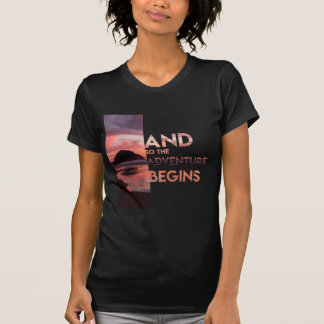 Adventure begint t-shirt
