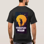Adventure begint t-shirt (Achterkant)