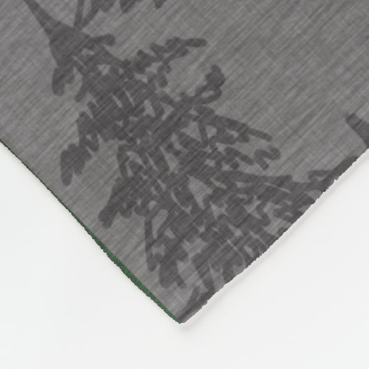 Adventure-Beren - groen/zwart Fleece Deken (Hoek)