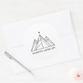 Adventure Berg Always Look Up sticker (Envelop)