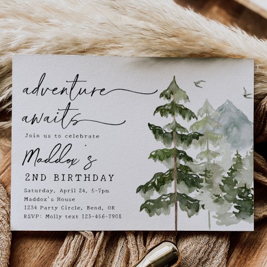 Adventure Birthday Invitation | Adventure-partij Kaart