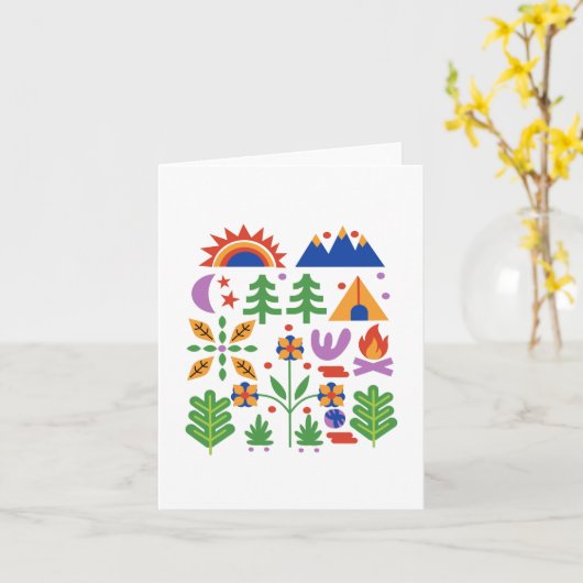 Adventure Birthday Kaart (Gele Bloem)