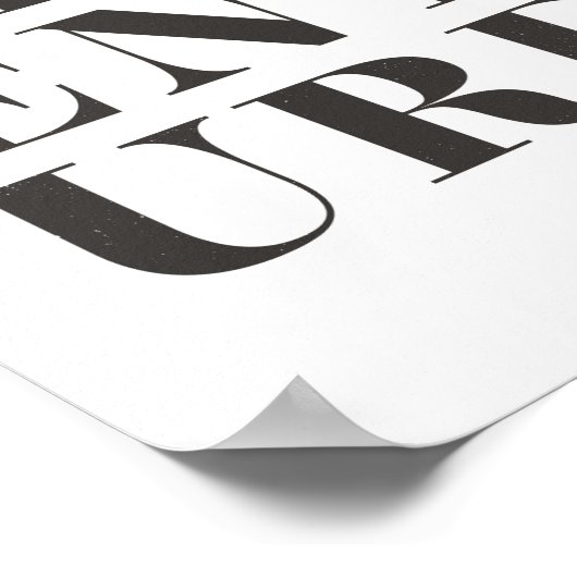 Adventure Black en White Kinder Room Decor Poster (Hoek)