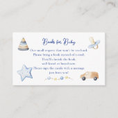 Adventure Boy Baby Speelgoed Baby shower Boek Aanv Informatiekaartje (Voorkant)