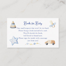 Adventure Boy Baby Speelgoed Baby shower Boek Aanv Informatiekaartje